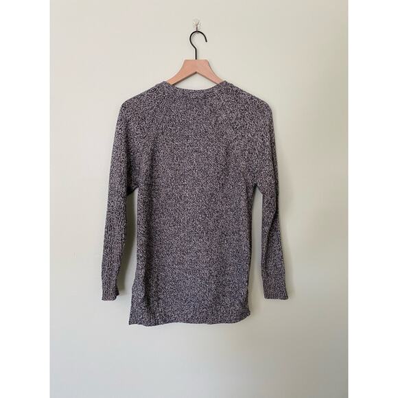 Madewell Cardigan Size Small Black White Grandpa Sweater - Picture 4 of 8